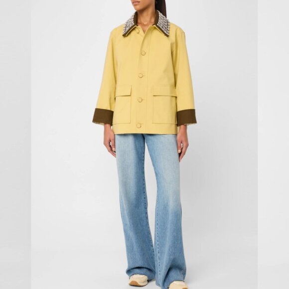 Veronica Beard Arlen Embellished Dickey button placket Jacket - Picture 2 of 15